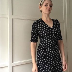 Vintage Rayon Tea Dress